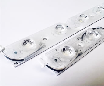 きれいな発色が続く国産LEDを使用